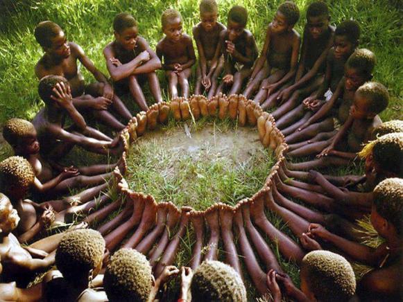 ubuntu community children circle africa